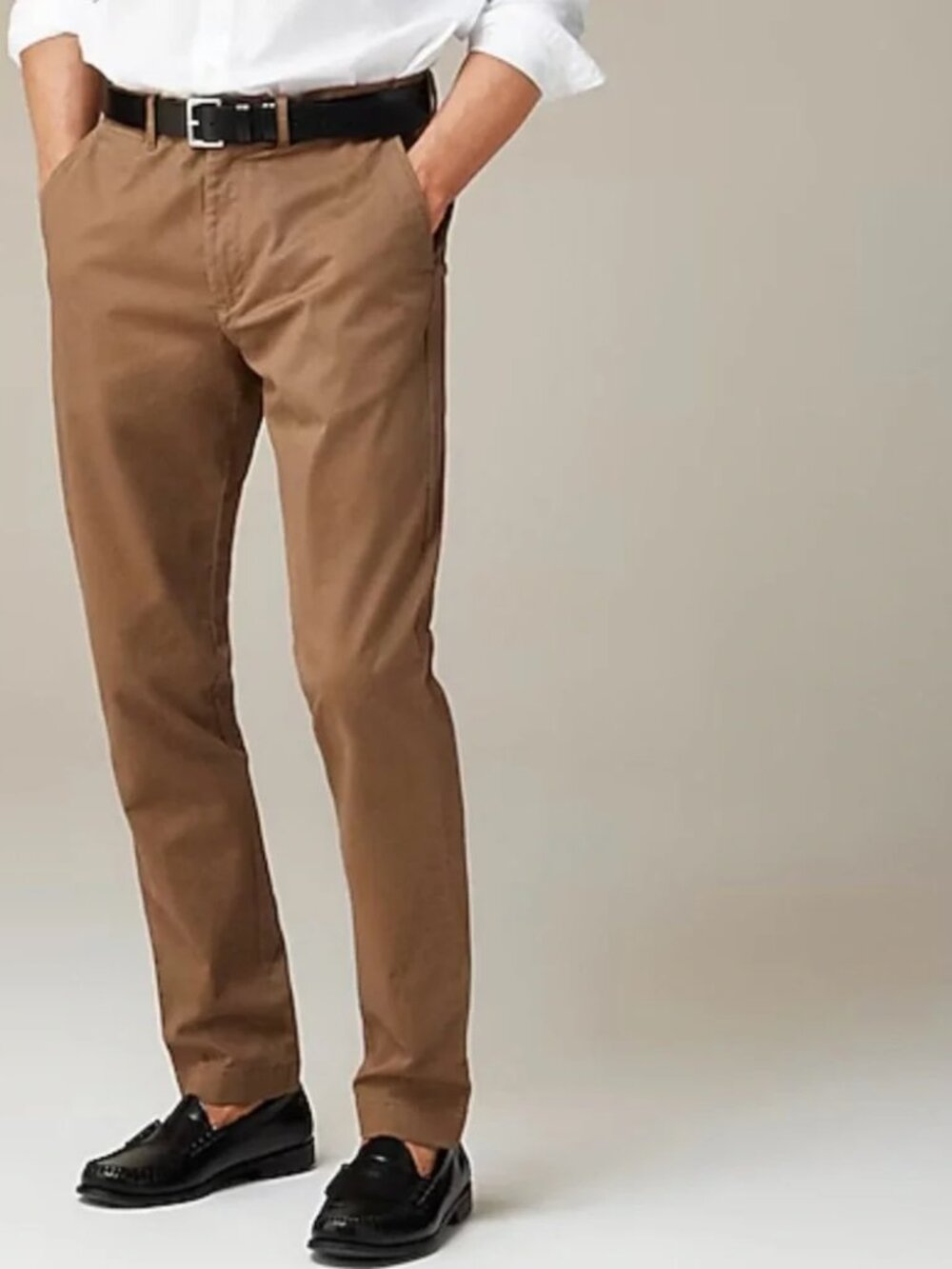 J. Crew Factory Flex Slim Chino in Walnut 36x32